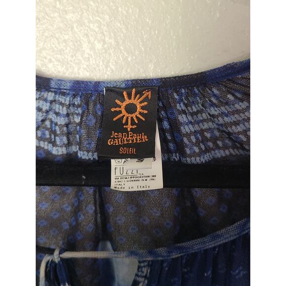 SUPER RARE JEAN PAUL GAULTIER MESH HIGH LOW TOP / TUNIC / COVER UP Size S - Picture 9 of 16